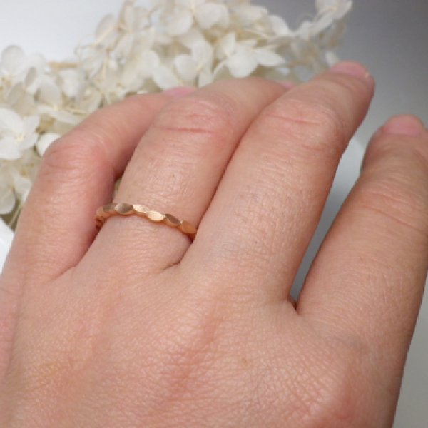 画像5: oeuf ウーフ　（結婚指輪　K18ピンクゴールド　1.5mm) (5)