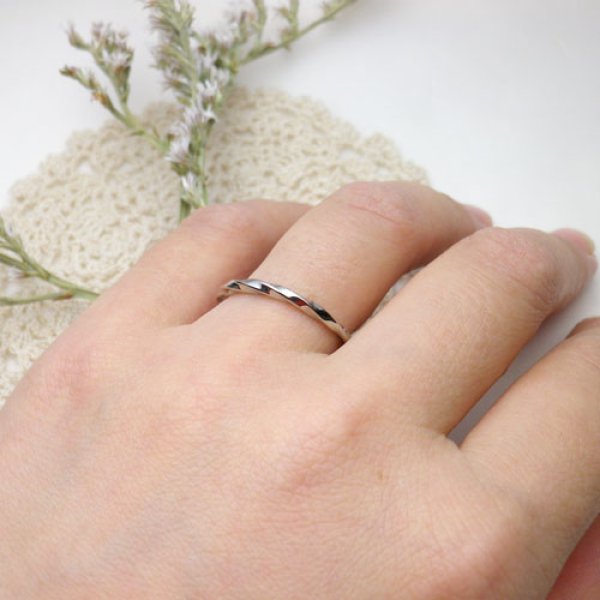 画像3: acoaco あこあこ　（結婚指輪　K18ブラックゴールド 1.9mm） (3)