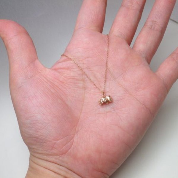 画像5: pan パン　ペンダント　（ピンクゴールド） (5)