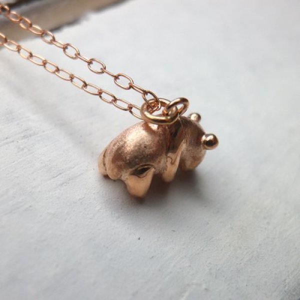 画像3: pan パン　ペンダント　（ピンクゴールド） (3)