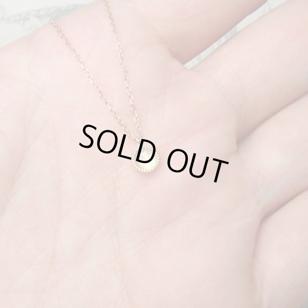 画像4: ローズカットペンダント　（ムーンストーン4ｍｍ・K10ピンクゴールド） (4)