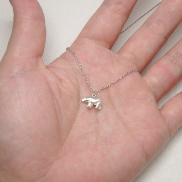 画像5: kuma くま　ペンダント　（シルバー） (5)