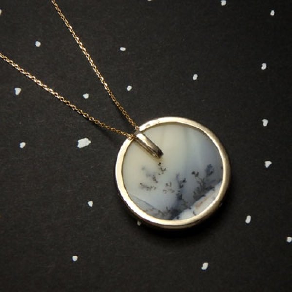 画像3: 冬景色　ペンダント　（K18ゴールド） (3)