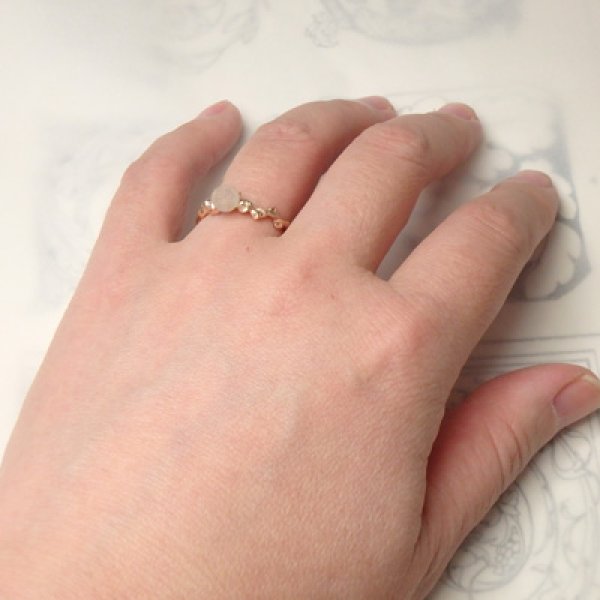 画像5: ばらの花リング　（K10ピンクゴールド） (5)