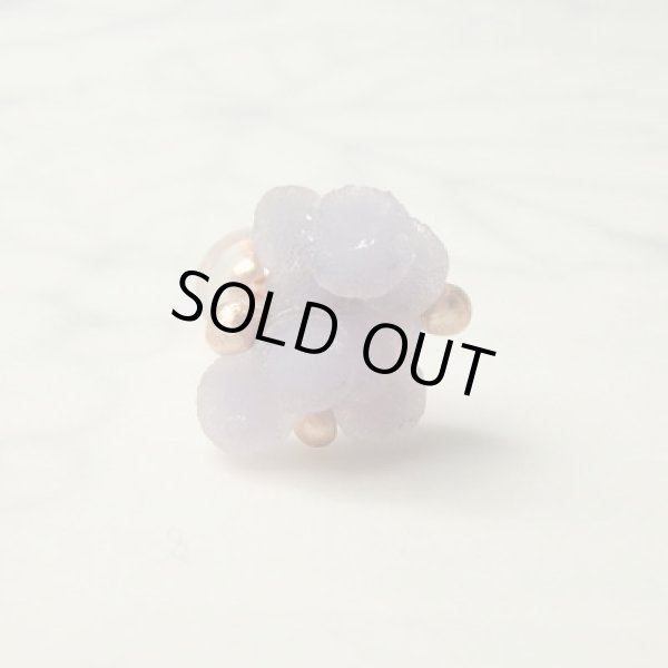 画像3: ぶどうの実　ピアス　L　（K10ピンクゴールド）　※片耳用です (3)