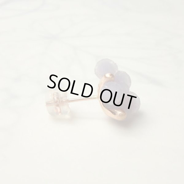 画像7: ぶどうの実　ピアス　L　（K10ピンクゴールド）　※片耳用です (7)