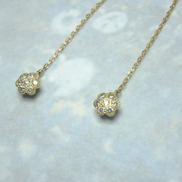 画像3: anemone mille アネモネミル　ピアス　（K18イエローゴールド） (3)