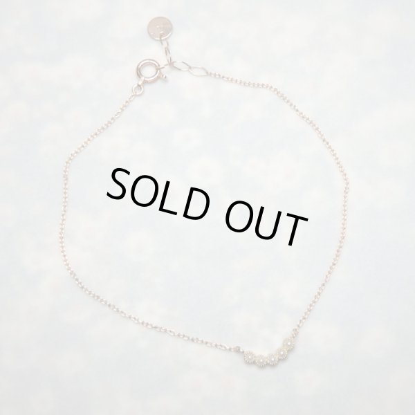 画像2: フリル　ブレス　（K10ピンクゴールド　ベビーパール） (2)