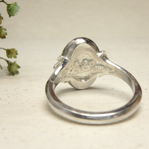 画像6: シグネット　リング　（シルバー　ミモザの花束） (6)