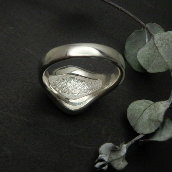 画像6: シグネット　リング　（シルバー　王冠しろくま） (6)