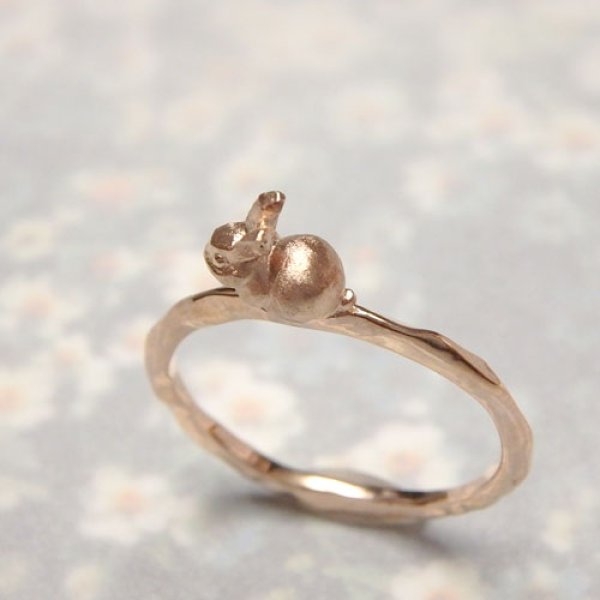 画像3: usa  ウサ　リング（ピンクゴールド） (3)