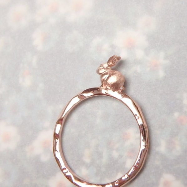 画像5: usa  ウサ　リング（ピンクゴールド） (5)