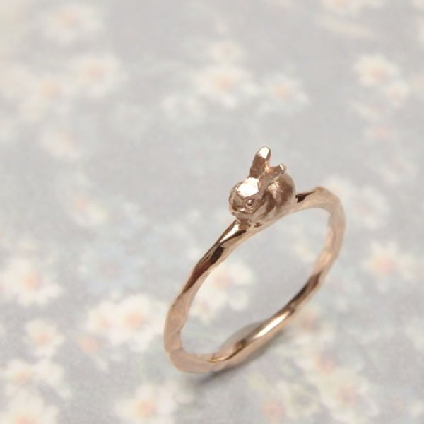 画像2: usa  ウサ　リング（ピンクゴールド） (2)