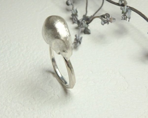 画像6: そろーり　しろくま　リング　（シルバー） (6)