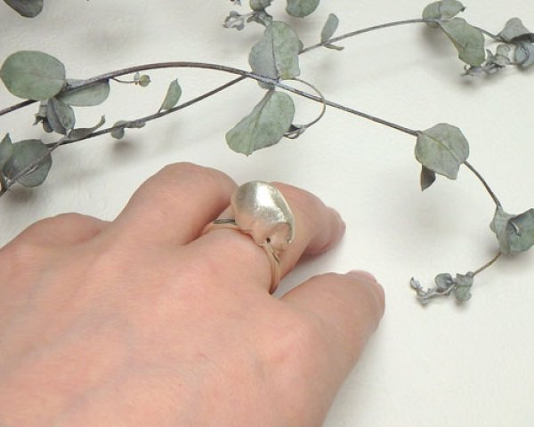 画像9: そろーり　しろくま　リング　（シルバー） (9)