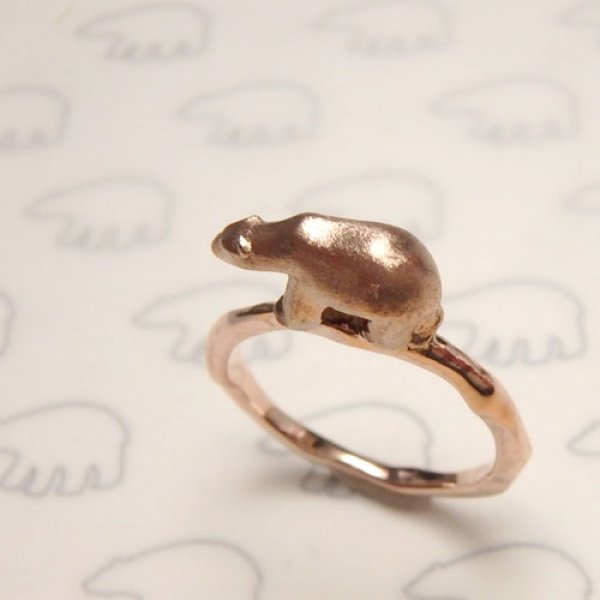 画像3: kuma   クマ　（ピンクゴールド） (3)