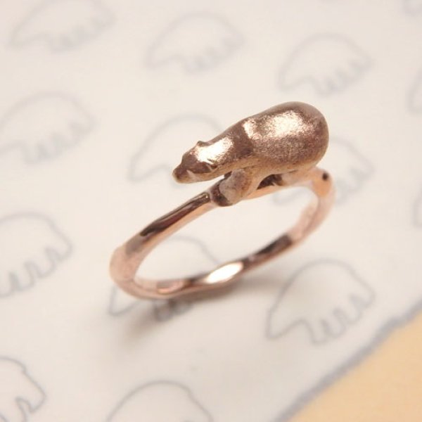 画像2: kuma   クマ　（ピンクゴールド） (2)