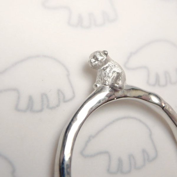 画像5: guma   グマ　ぺた　リング（シルバー） (5)