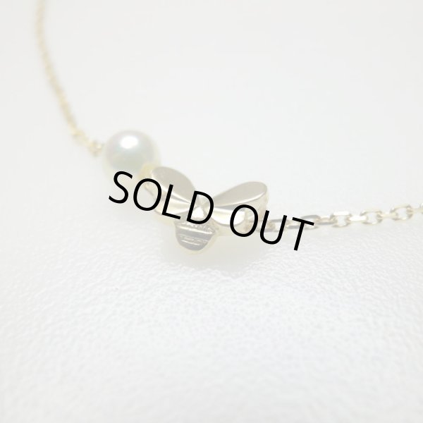 画像2: 蜜蜂とパール　ブレスレット　（K18イエローゴールド　あこや真珠） (2)