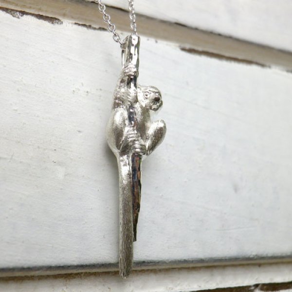 画像3: ベローシファカのペンダント　（シルバー） (3)