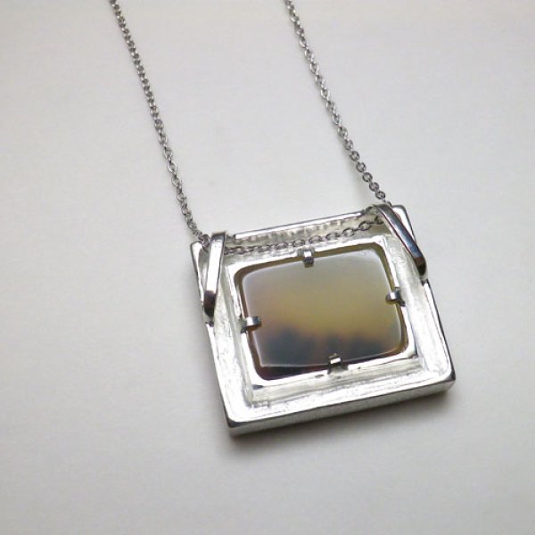 画像6: 手のひらの美術館　ネックレス　（シルバー　デンドリティックアゲート） (6)