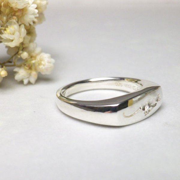 画像4: シグネット　リング　（シルバー　猫まっしぐら） (4)