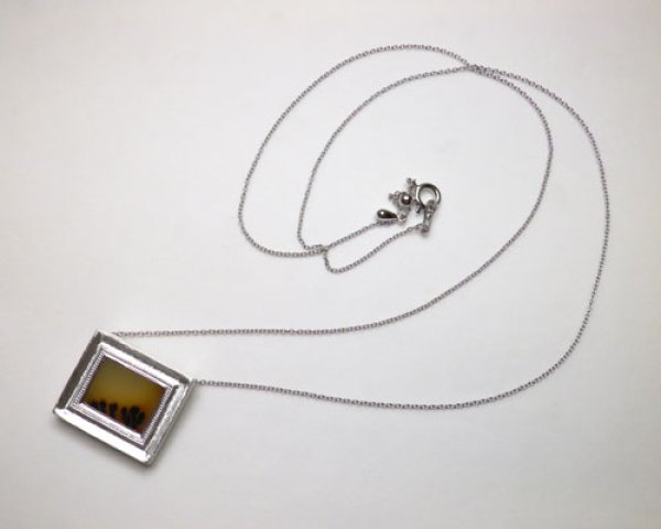 画像7: 手のひらの美術館　ネックレス　（シルバー　デンドリティックアゲート） (7)