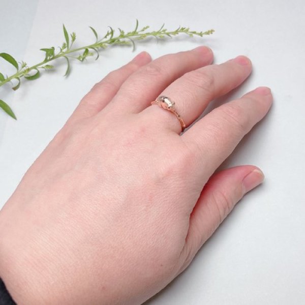 画像6: pan パン　リング（K10ピンクゴールド） (6)