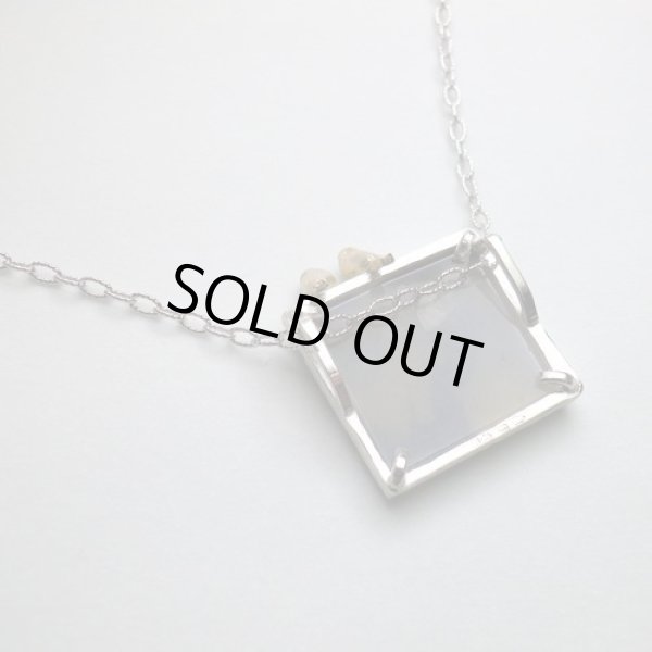 画像4: 森の中　ネックレス　　二羽の小鳥（シルバー　デンドリティックアゲート） (4)