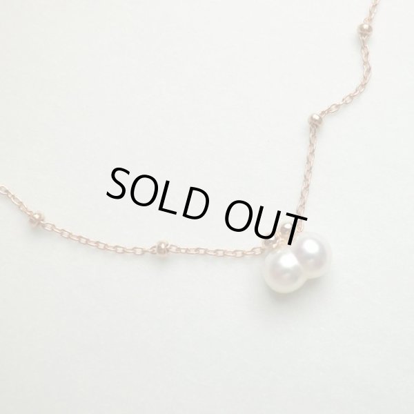 画像3: ツインパールちょうちょ　ブレスレット　（K10ピンクゴールド　あこや真珠） (3)