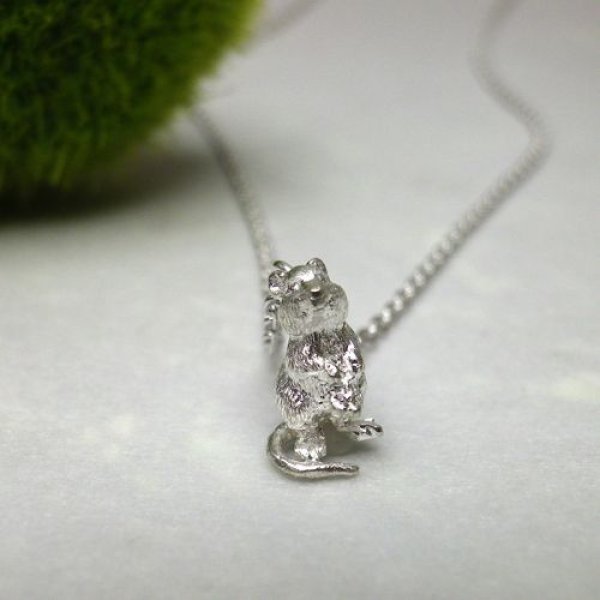 画像3: クオッカ親子 ペンダント (シルバー) (3)