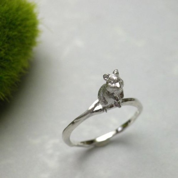 画像2: クオッカ親子　リング（シルバー） (2)