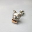 画像3: お魚くわえた ねこ　ピアス　（シルバー・K10ピンクゴールド）　※片耳用です (3)