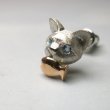 画像4: お魚くわえた ねこ　ピアス　（シルバー・K10ピンクゴールド）　※片耳用です (4)