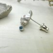 画像6: ねこのたま　ピアス　（シルバー　ピンクトルマリン・ブルートパーズ）　※片耳用です (6)